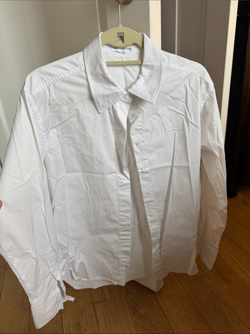 Classic White Button-Up Shirt